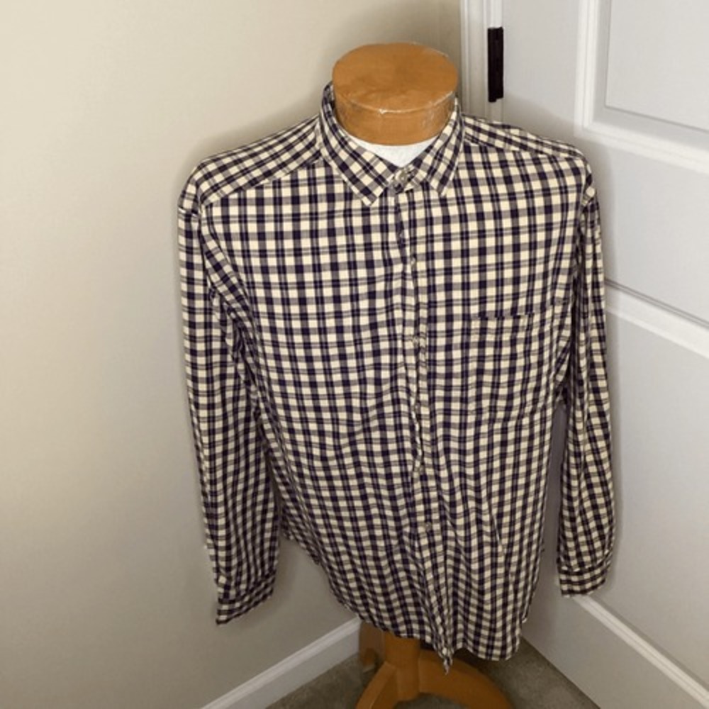 Mens Woolrich long sleeved‎ button down shirt